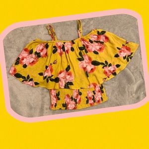 Cold Shoulder Crop Top XS